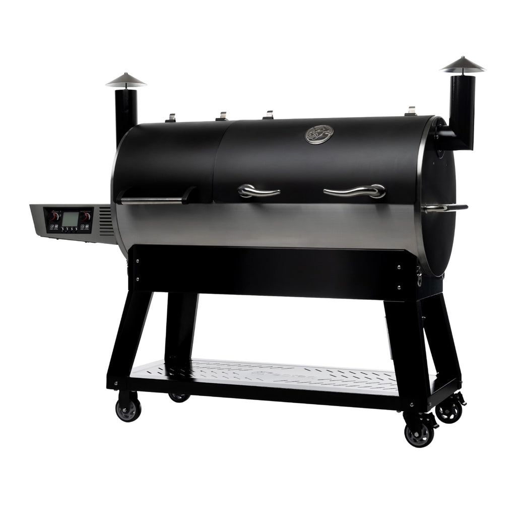 recteq DualFire 1200 Wood Pellet Smoker Grill, Wi-Fi Electric Pellet Grills, Dual Chambers for Hot and Fast + Low and Slow Cooking