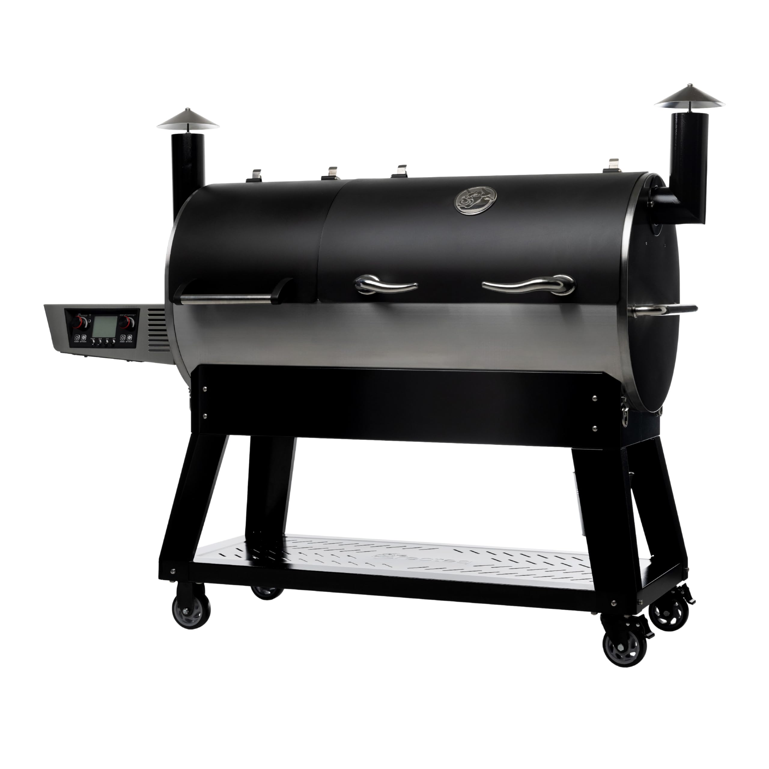 recteq DualFire 1200 Wood Pellet Smoker Grill, Wi-Fi Electric Pellet Grills, Dual Chambers for Hot and Fast + Low and Slow Cooking