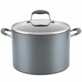 Anolon Advanced Home Hard-Anodized Nonstick Stockpot with Lid, 10 Quart Pot, Nonstick Pot, Moonstone