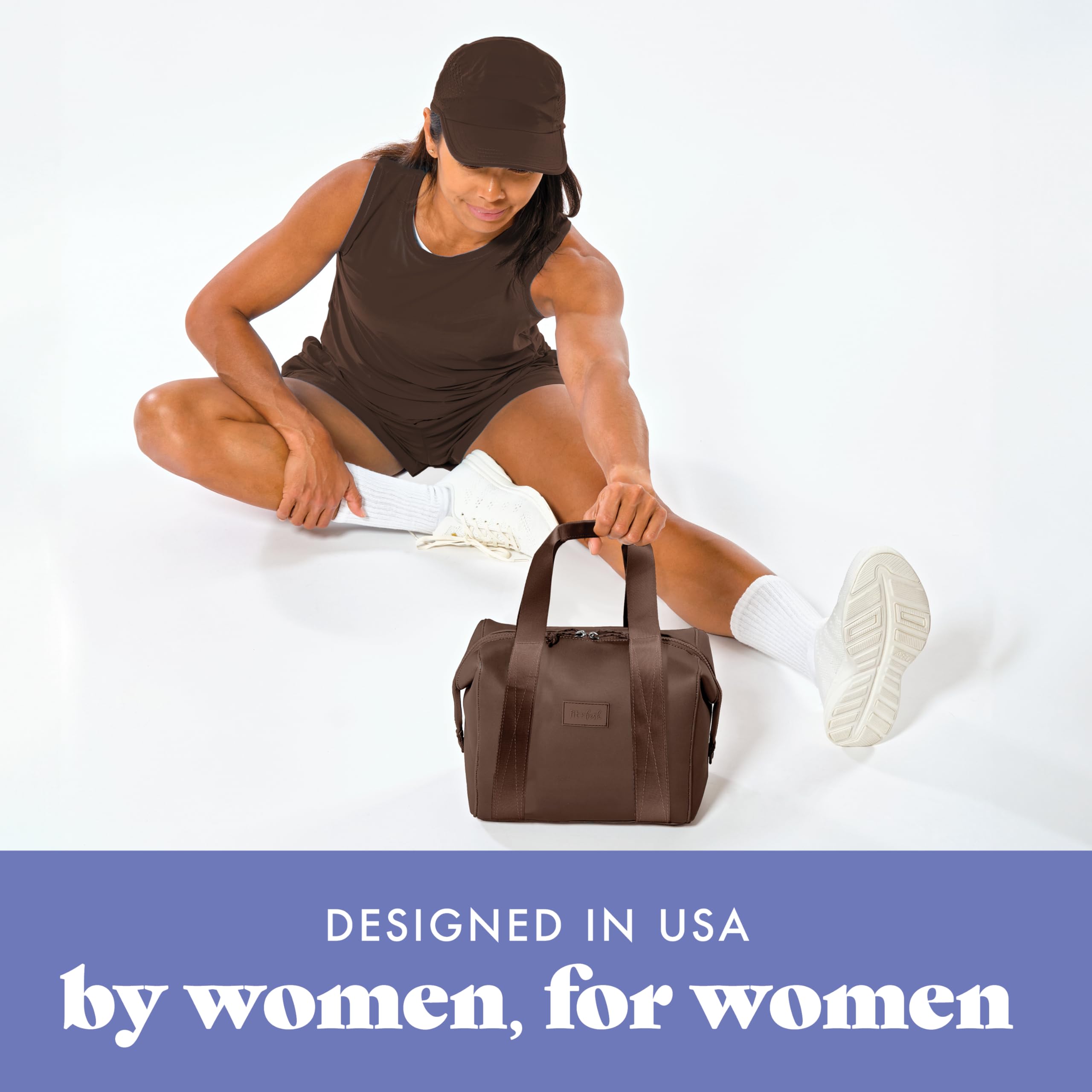 Fit & Fresh Remi Neoprene Lunch Bag for Women w/Ice Pack & Containers