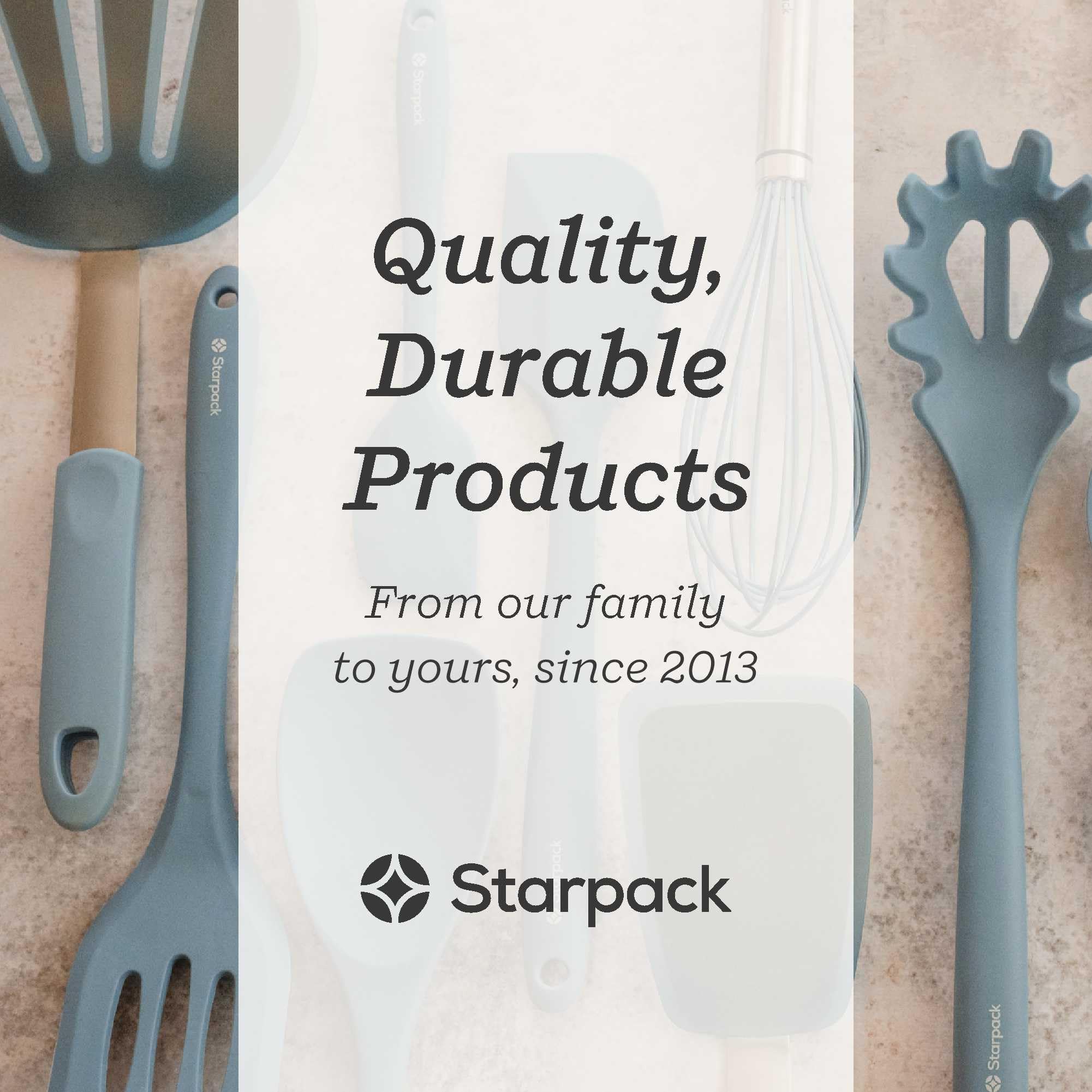 Starpack 'Whip it Good' Silicone Whisk for Nonstick Cookware - Non Scratch, 9.8" Whisk Heat Resistant 600°F - Kitchen Whisks for Cooking, Baking & Stirring - Silicone Coated Durable Rubber Egg Whisks