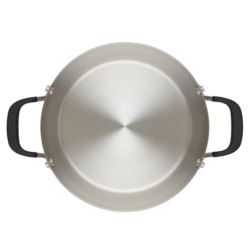 KitchenAid Induction Stock Pot with Lid, 8-Quart, Stainless Steel Stew Pot