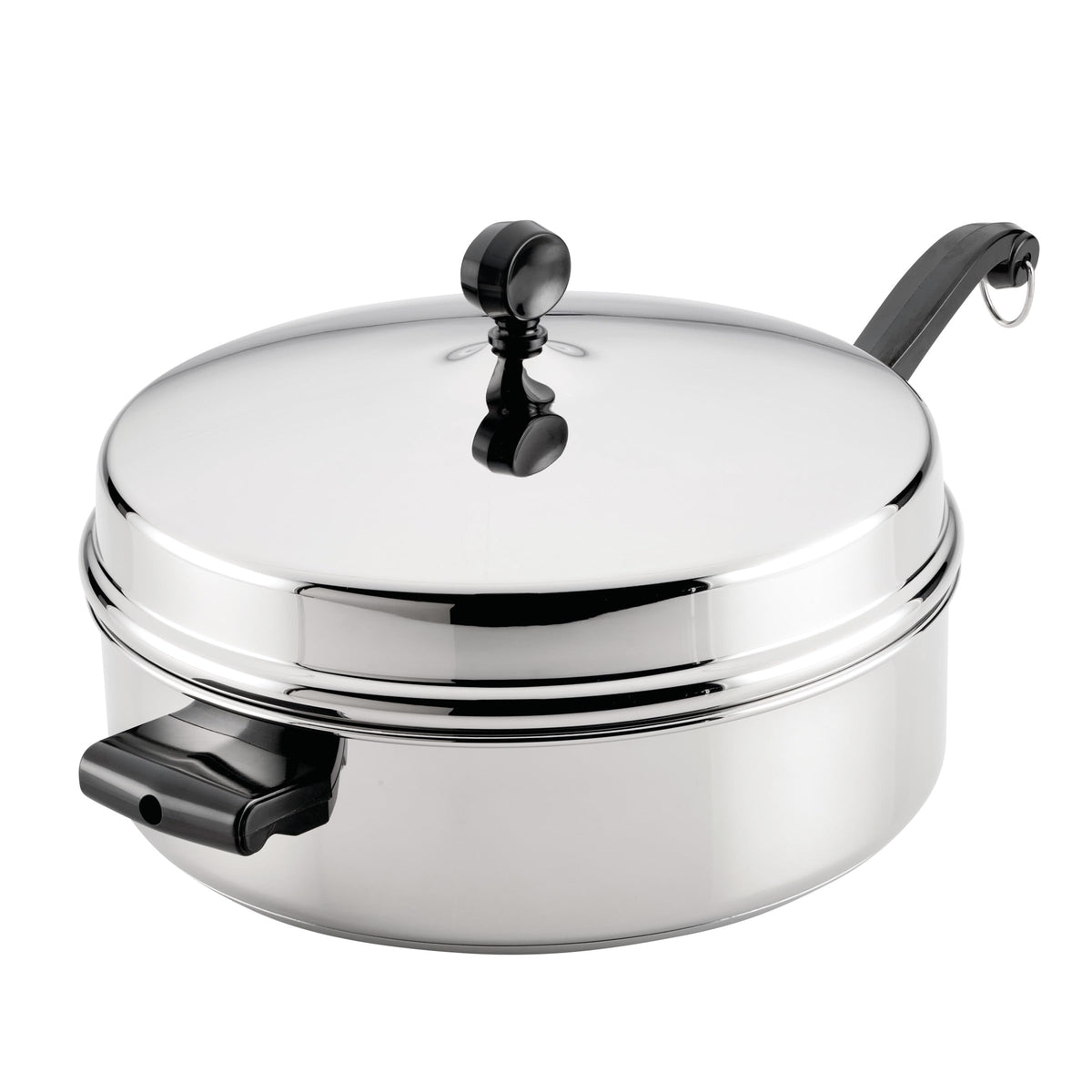 Farberware Classic Series Stainless Steel Pot with Lid, 8-Qt