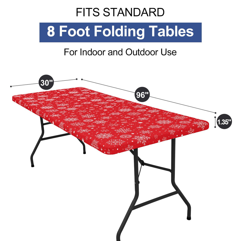 homing Rectangle Table Cloth Cover 8 Foot Elastic Fitted Tablecloth