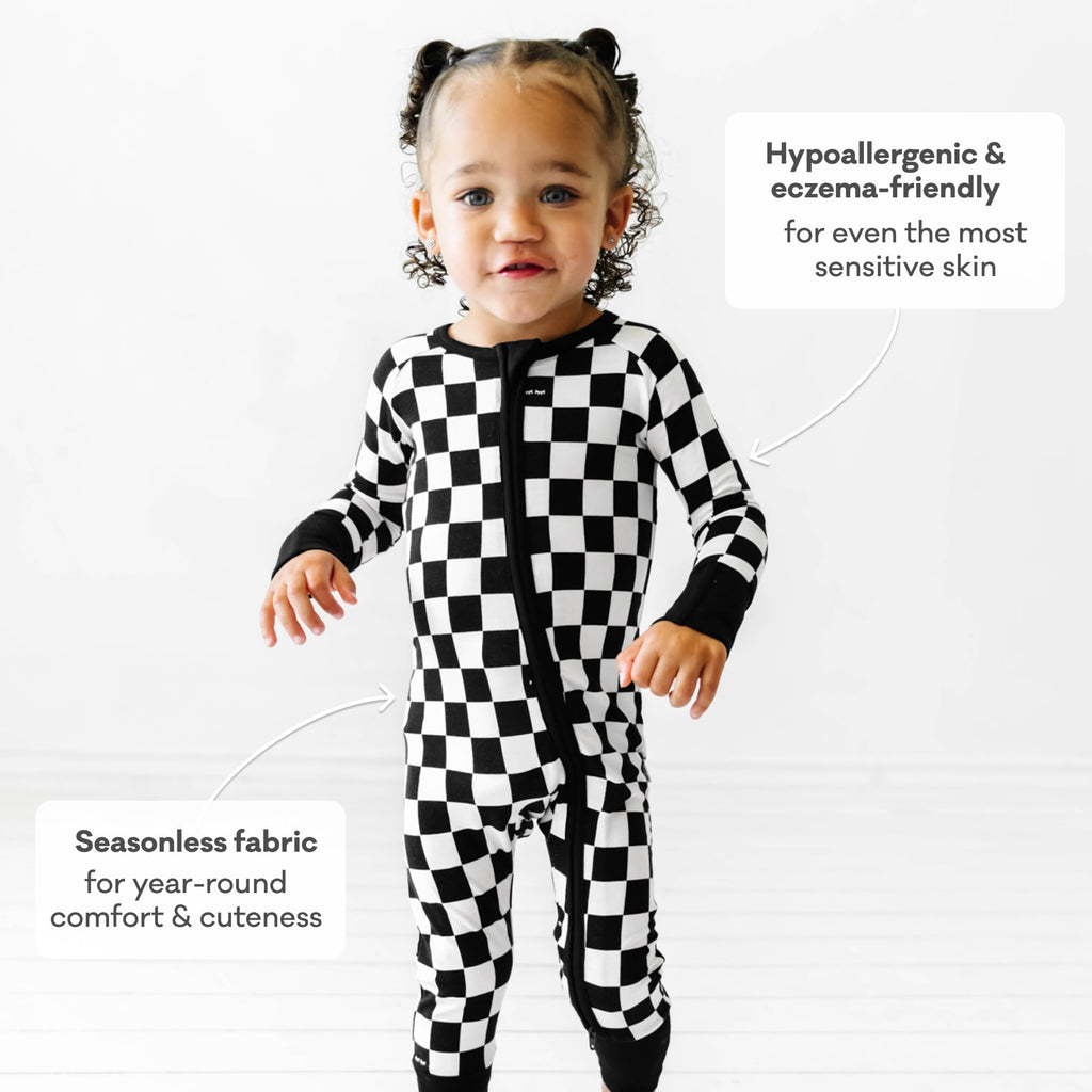 Little Sleepies Baby Pajamas, Cool Checks, 18-24 months