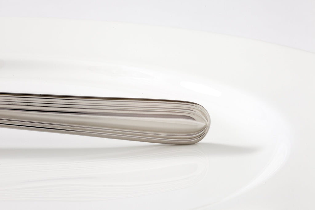 Fortessa Metropolitan 18/10 Stainless Steel Flatware Serving Fork, 9.25-Inch