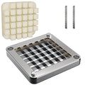 1/2" Vegetable Chopper Blade Replacement, Food-Grade 304 Stainless Steel Dicer Blade for Commercial Vegetable Chopper, Sharp & Durable French Fry Cutter Blade, Easy Clean, Fits Most Chopper Models