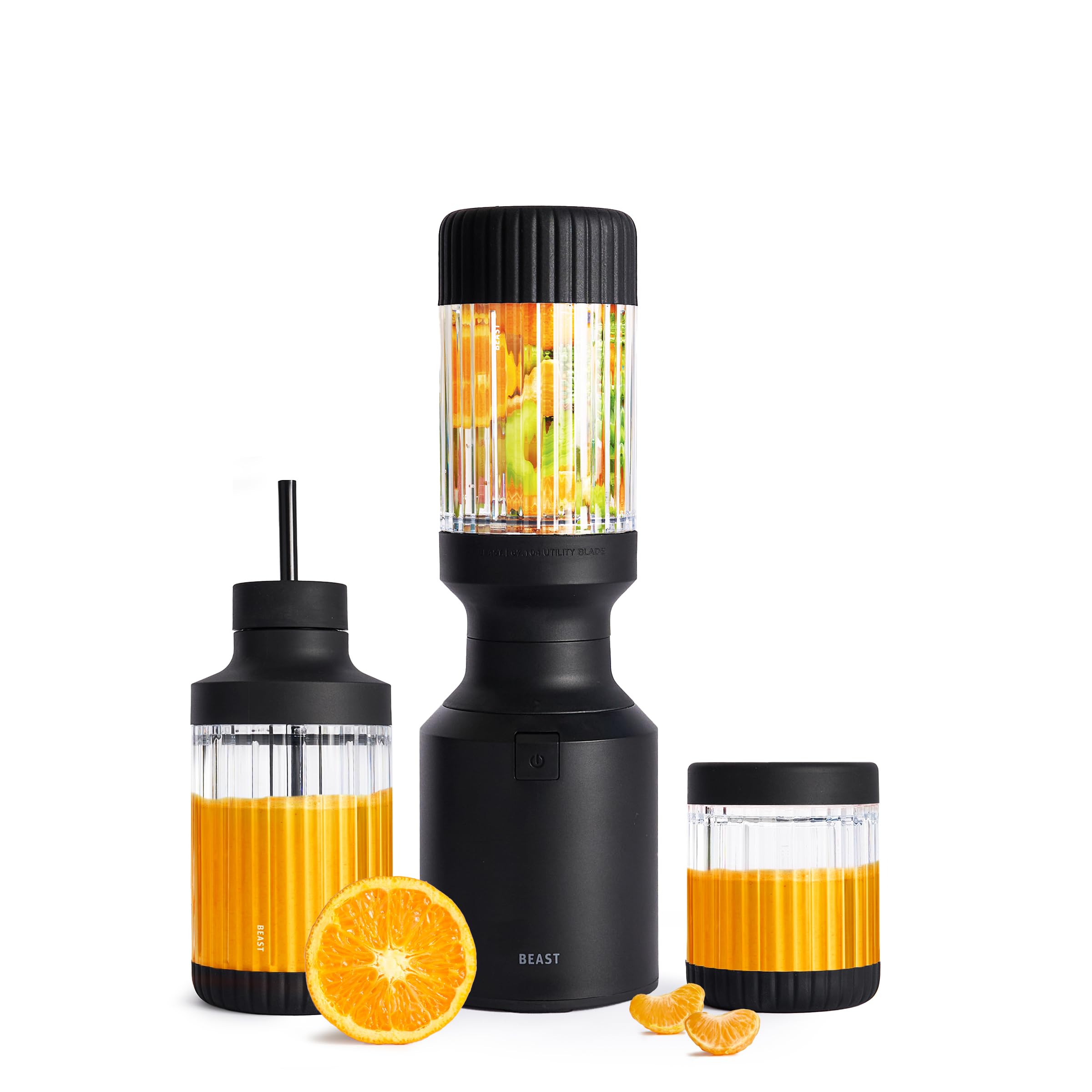 Beast Mini Blender Plus, Countertop Blender, Carbon Black, 600W