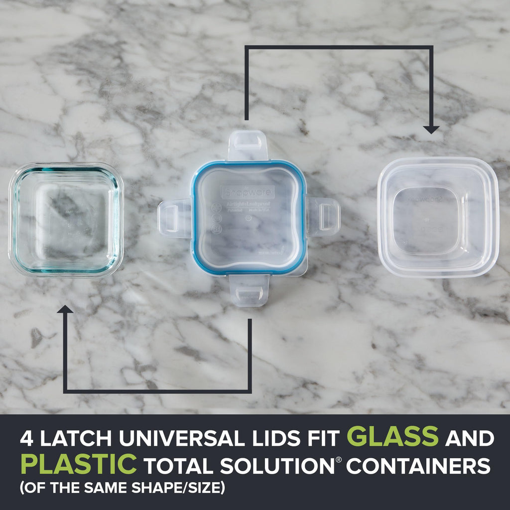 Snapware Glass & Plastic Mix Total Solution (16-Pack) Food Storage Set