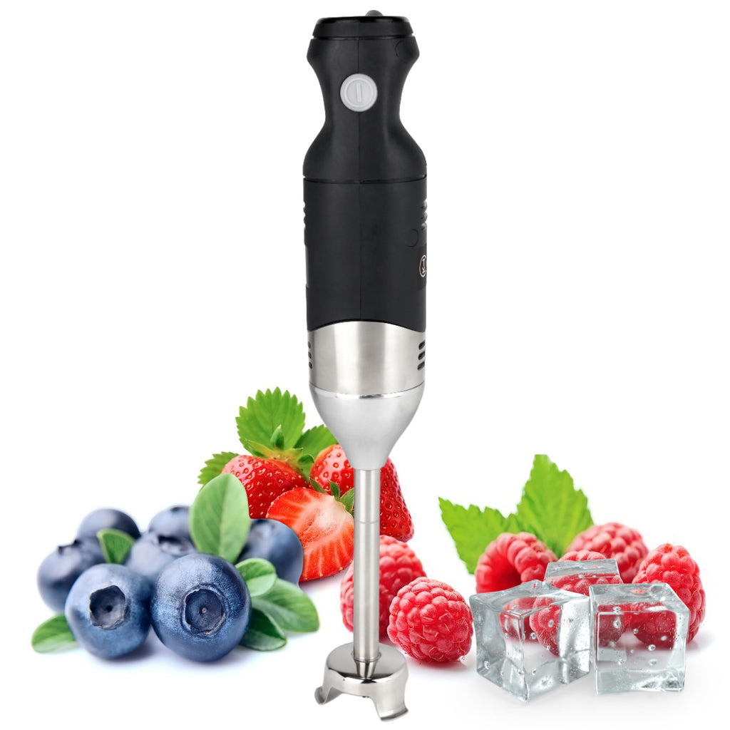 TK Handheld Immersion Blender 220W - 8-Speed, Commercial Grade - 7" Shaft