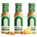 SideDish Miso Caesar Dressing (Pack of 3) – Seed Oil Free Salad Dressing Made w/Avocado Oil – Refined Sugar Free, Dairy & Gluten Free Dip & Marinade – Paleo Honey Mustard Dressing for Dips, Sauces