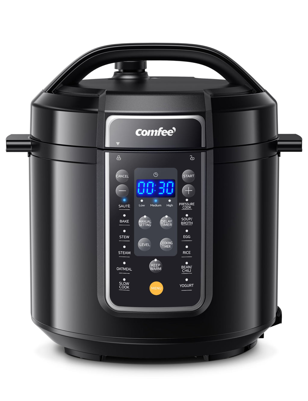 COMFEE' 12-in-1 Electric Pressure Cooker, 6 Quarts, Nonstick Pot