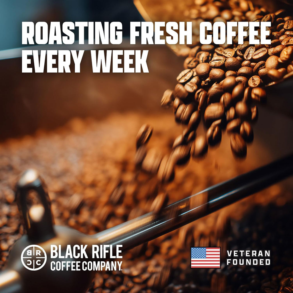 Black Rifle Coffee Company Wakin’ the Neighbors High-Caffeine Coffee Pods – Arabica & Robusta Blend for Extra Energy – Single Serve K Cup Compatible 88 Count