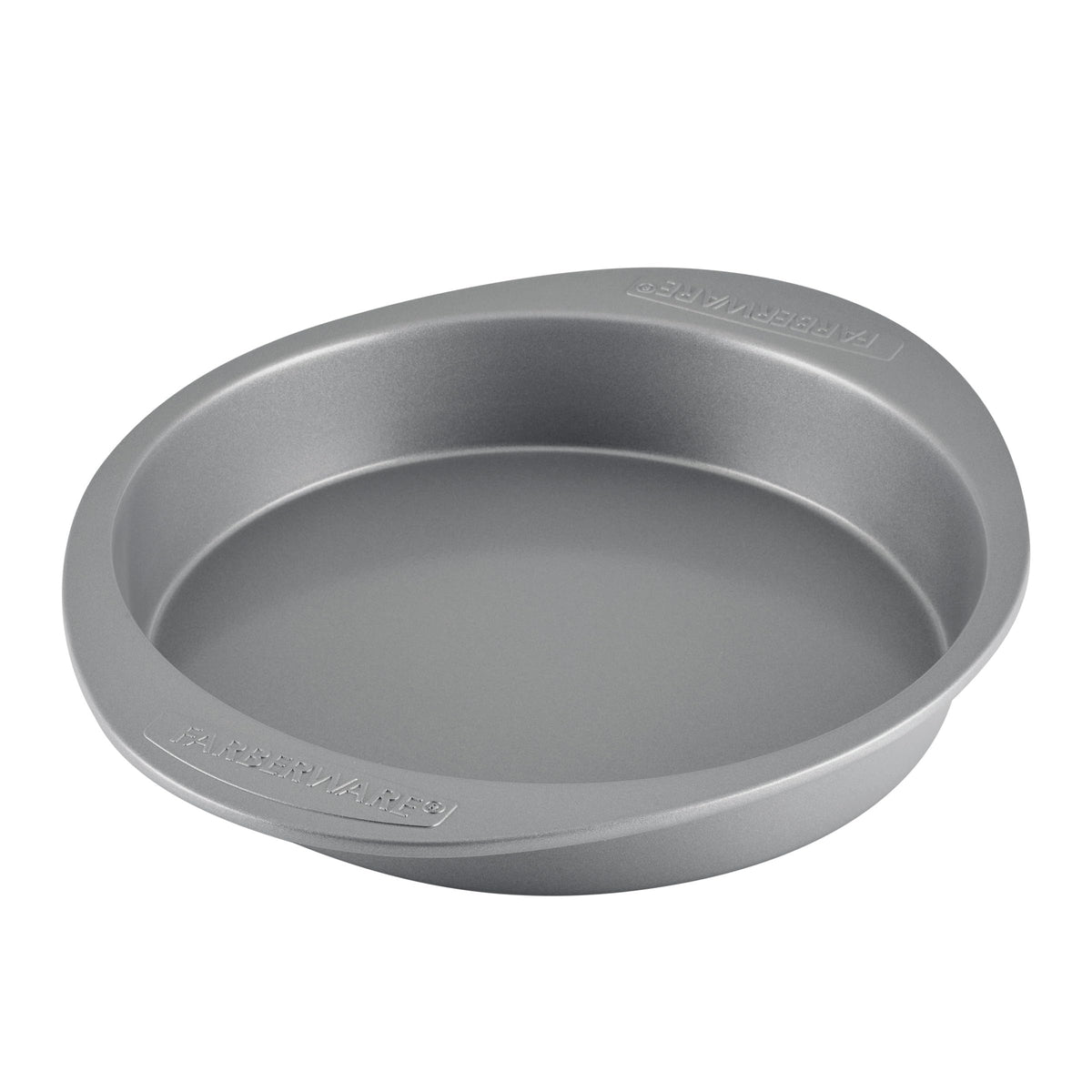 Farberware Nonstick Bakeware 9-Inch Round Cake Pan, Gray