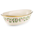 Lenox Holiday Porcelain Christmas Serving Bowl, 34oz