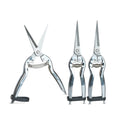 Pruning Shears Set of 3 – SK5 Steel Hand Pruners & Garden Clippers with Non-Slip Handle, Bonsai Shears for Fruit Trees, Flowers & Small Plants