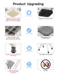 TUNTROL Commercial Vegetable Dicer, 1/2" +1/4" +3/8" Stainless Steel Blade, Quick Chopper Machine Easy for Onion Tomato Pepper Potato