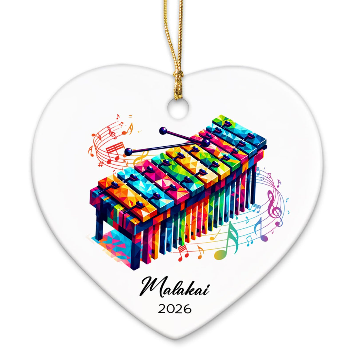 French Horn Ceramic Ornaments, Customized Name & Year French Horn Player Christmas Ornament Gifts, Musical Instrument Ornaments Xmas Tree, Personalized Music Lovers Ceramic Ornament Decoration 2026