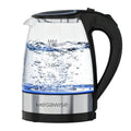 MEGAWISE 1.8L Electric Glass Kettle with Auto Shut-Off and Blue LED