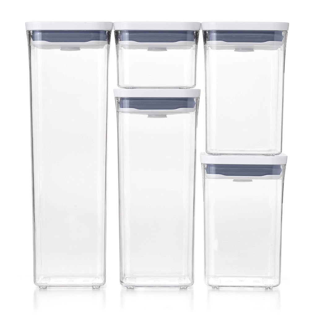 OXO Good Grips POP Airtight Food Storage Containers for Pantry, 5-Piece Set