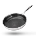 RisenutX Hybrid 12 inch Stainless Steel Non Stick Skillet