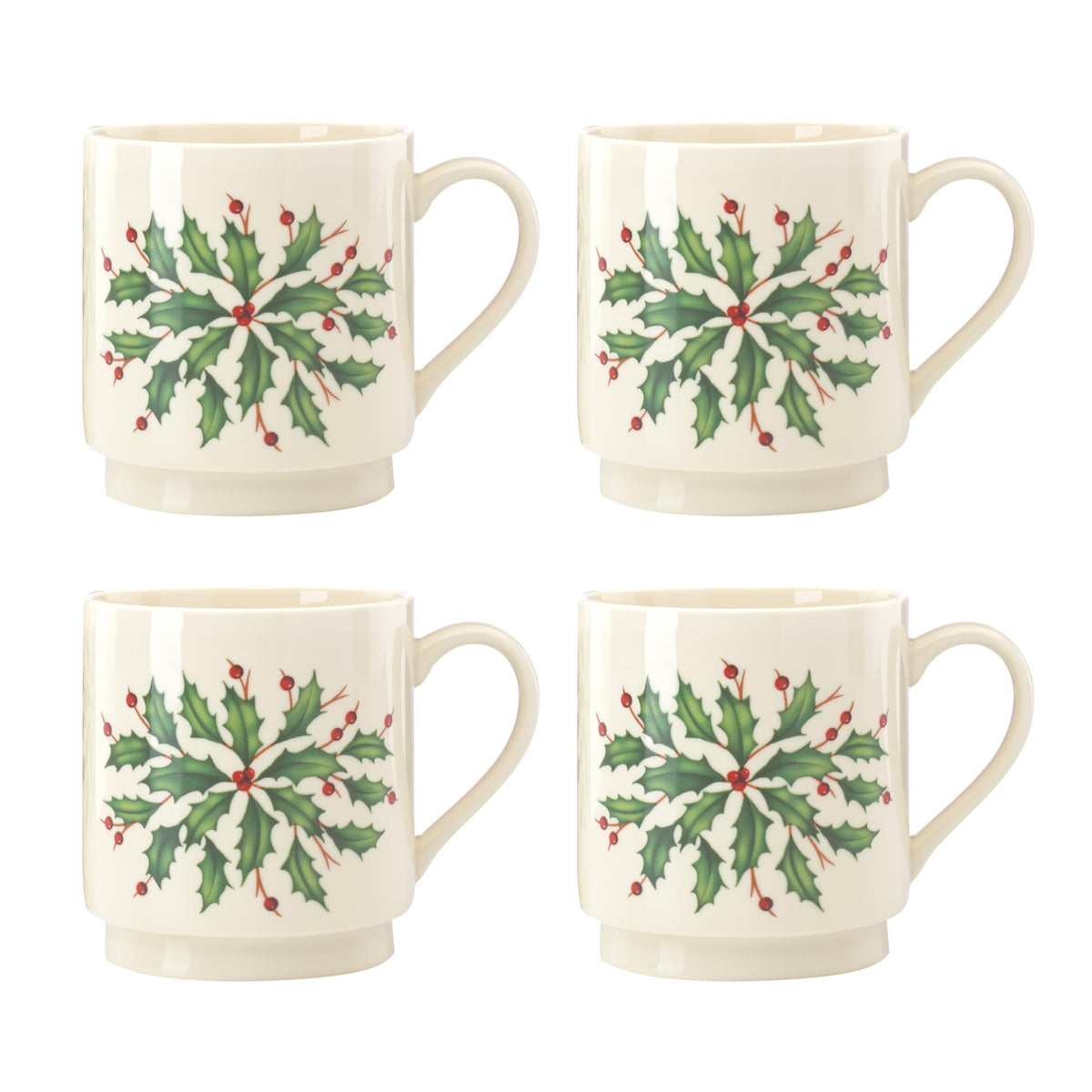Lenox 146504060 Holiday Mug, Porcelain, Christmas Drinkware