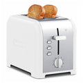 Kenmore 2-Slice Toaster, White Stainless Steel, Extra Wide Slots, Bagel and Defrost Functions, 9 Browning Levels, Removable Crumb Tray, for Bread, Toast, English Muffin, Toaster Strudel