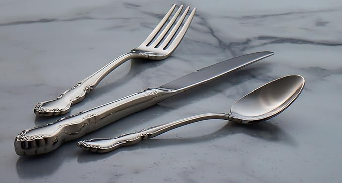 Oneida 2766004G Dover Fine Flatware Dinner Forks, Set Of 4