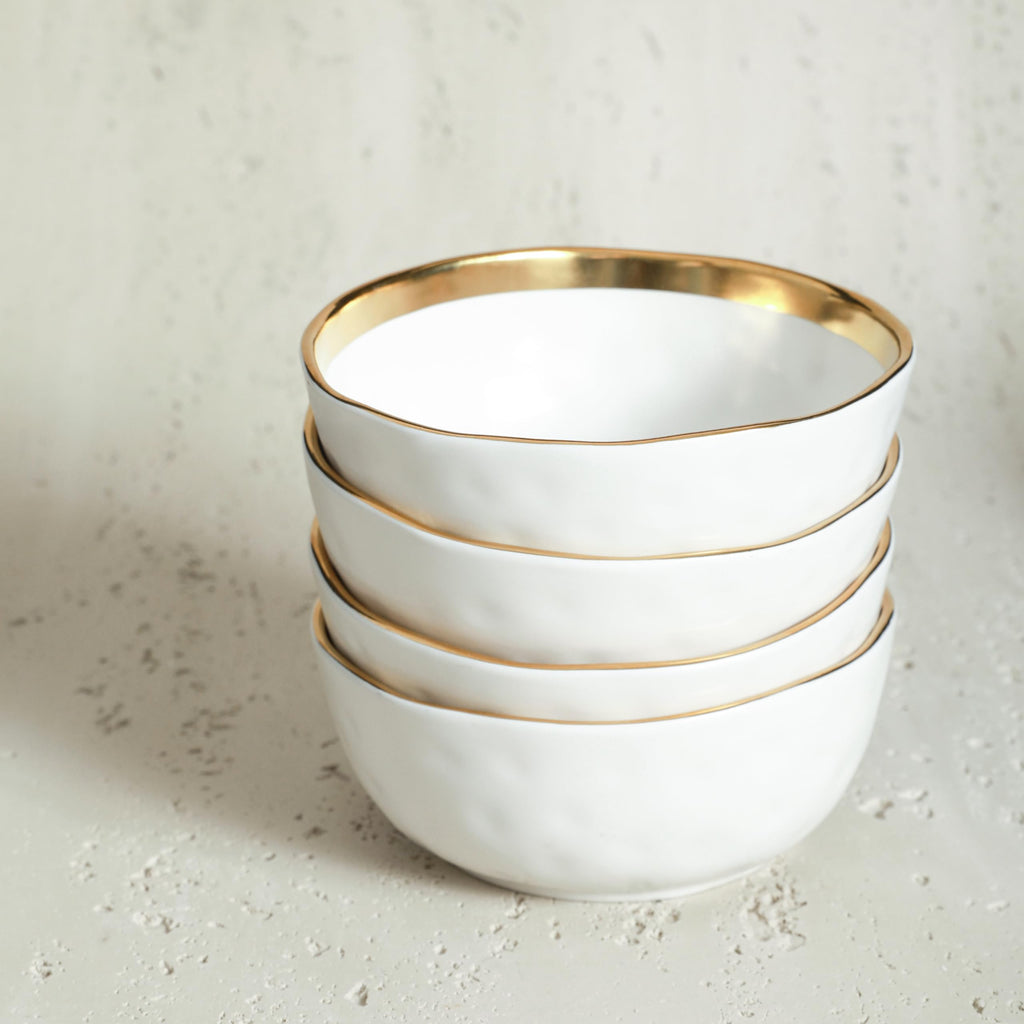 Stone Lain Florian Modern Porcelain Dish Set, 32-Piece Dishes for 8, White