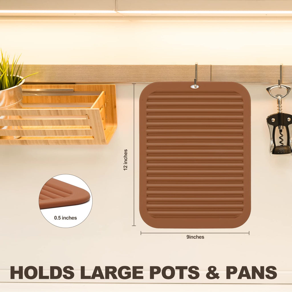 Joyhalo 2 Pack Square Trivets for Hot Dishes