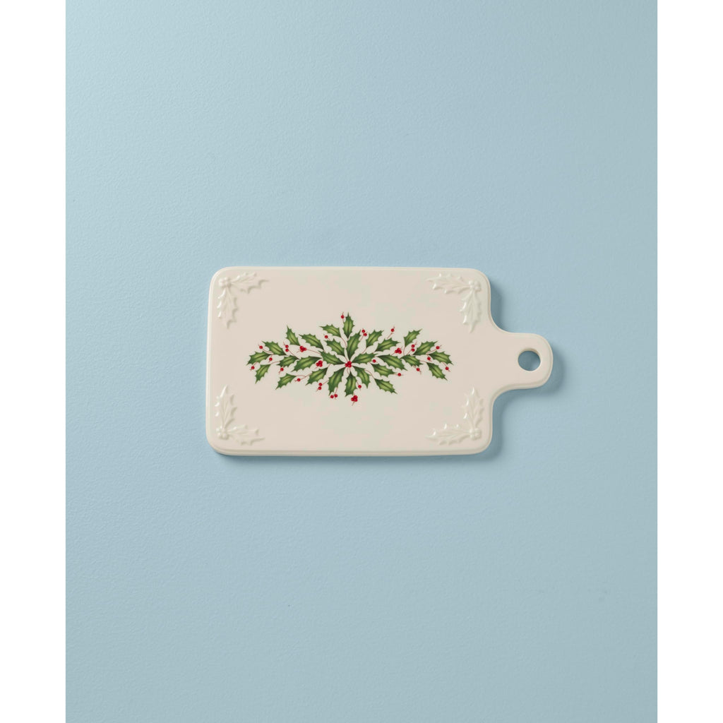 Lenox Holiday Porcelain Christmas Cheese Board