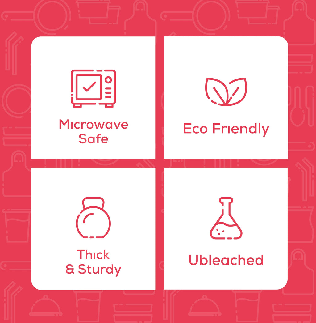GUSTO 100% Compostable 16 oz. Heavy-Duty Paper Bowls [125 Pack] Eco-Friendly Disposable Sugarcane - Kraft……