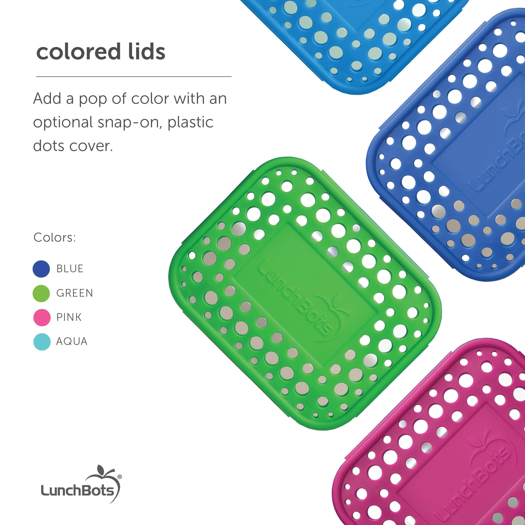 LunchBots Medium Uno Stainless Steel Kids Bento Box 1-Section Pink 20oz