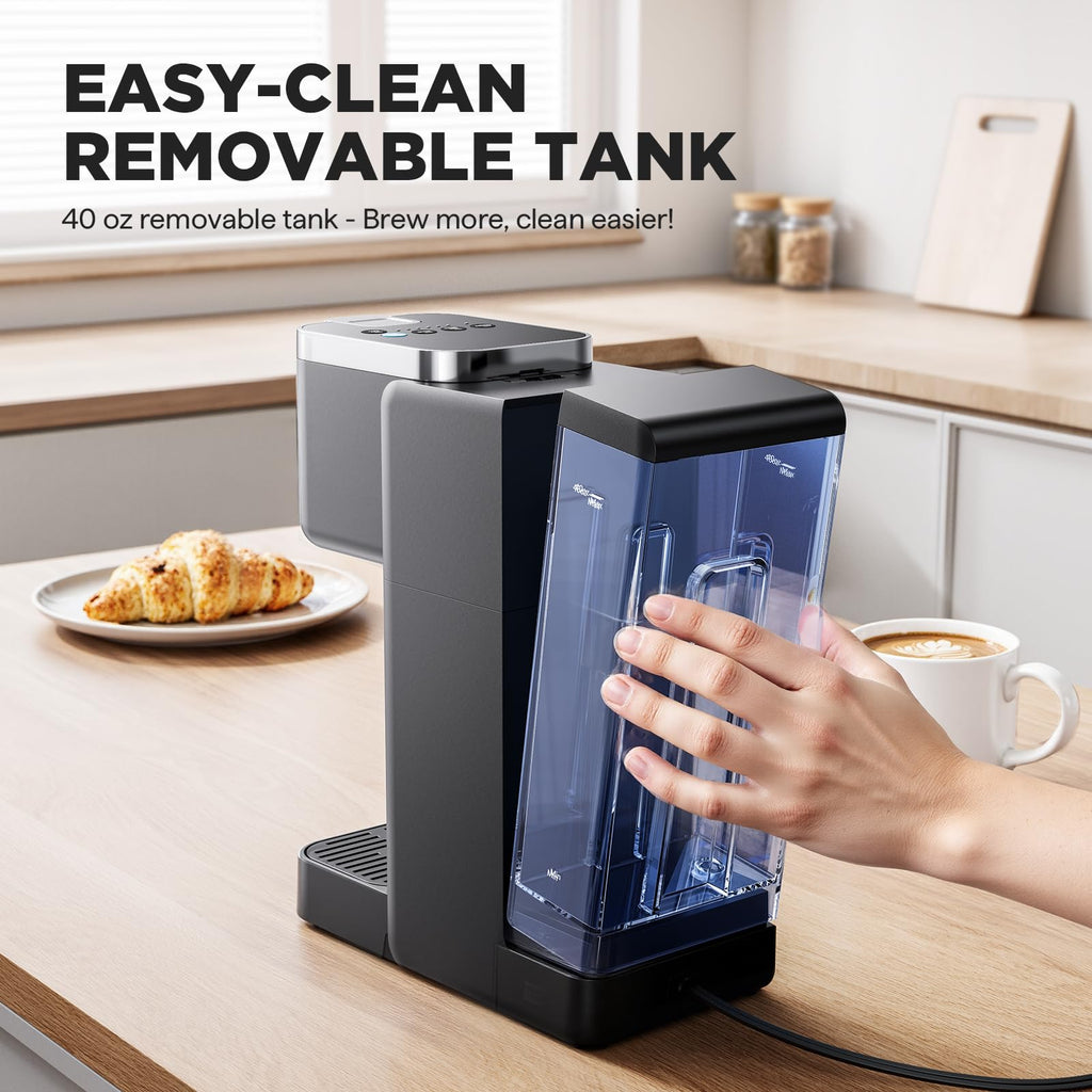 Tastyle Single Serve Coffee Maker for K Cups and Grounds with 3 Brew Styles