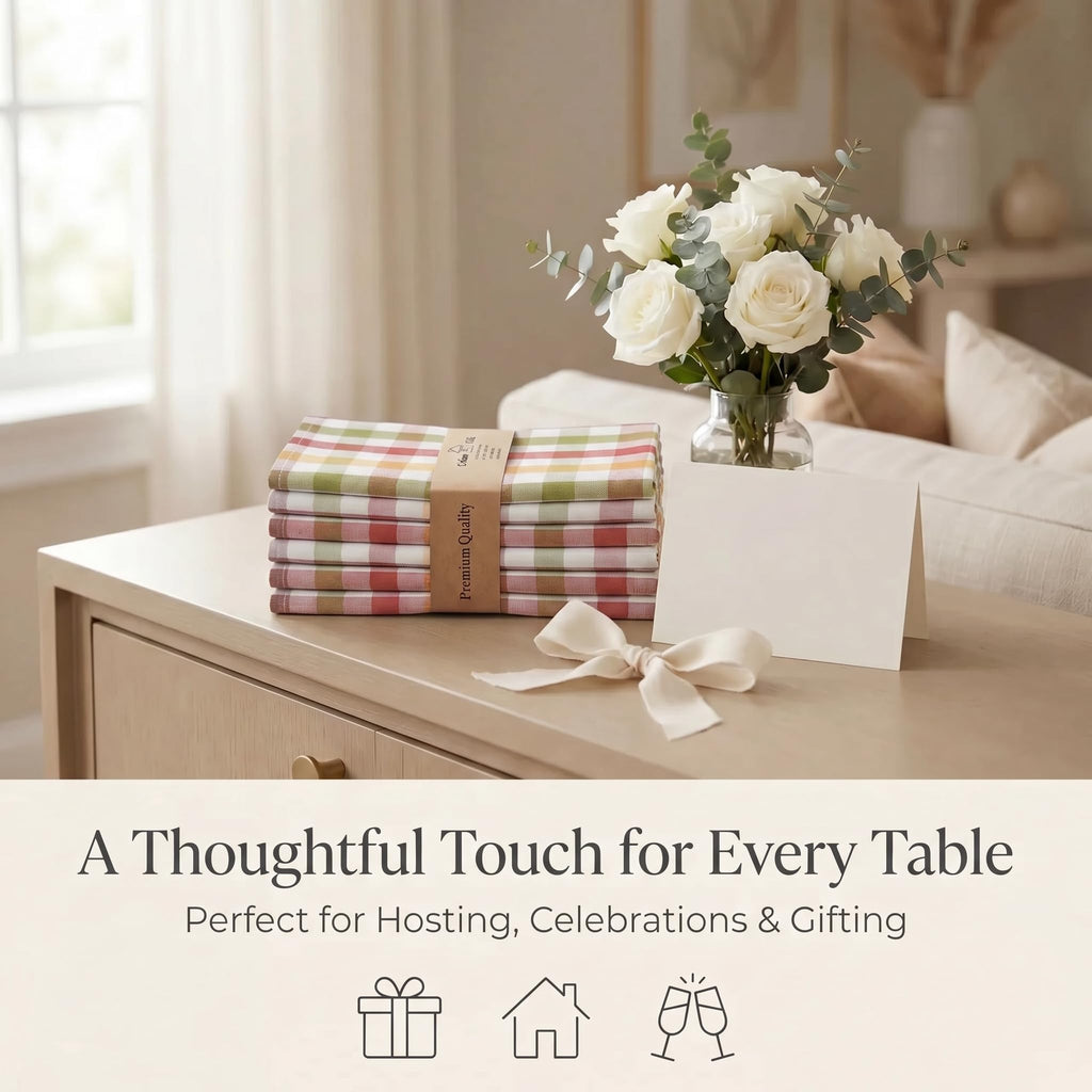 Urban Villa Cloth Napkins Cotton 20x20 (Set of 12) Harvest