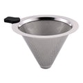 Pour Over Coffee Filter Dripper,Stainless Steel Reusable Cone Drip