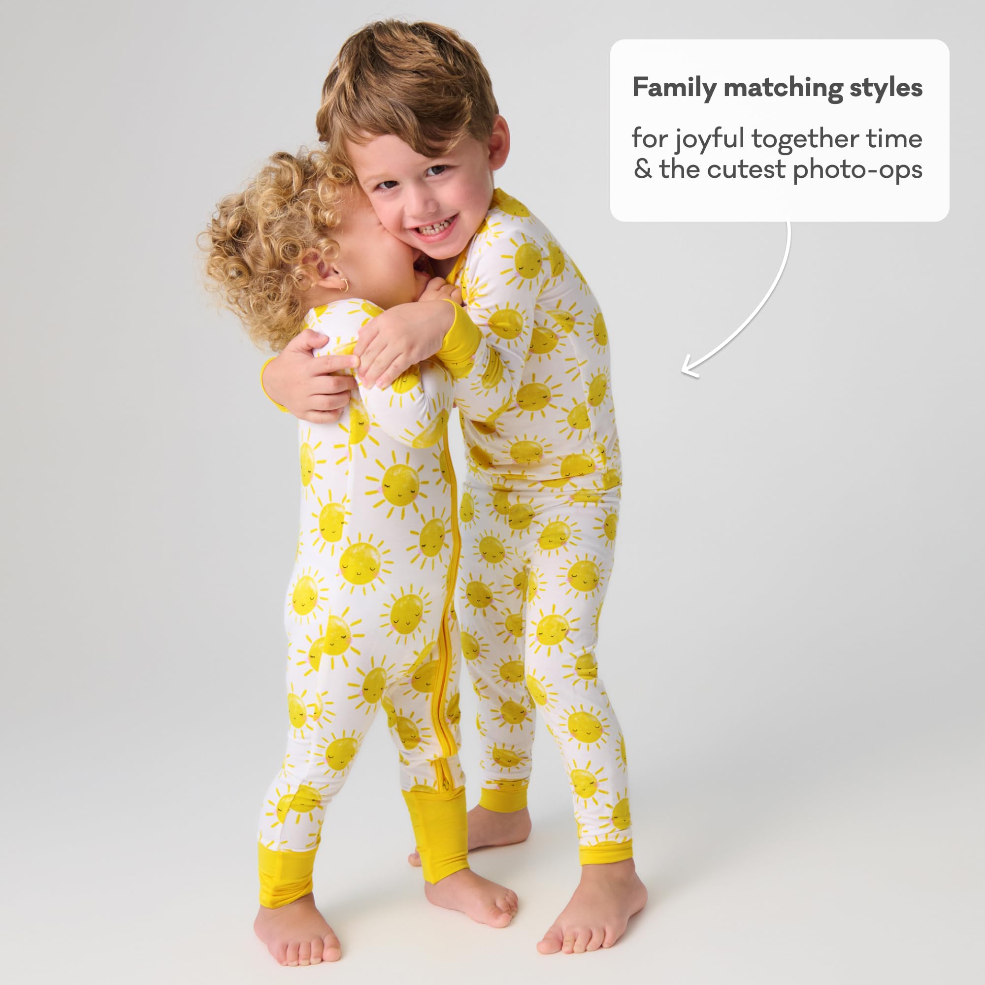 Little Sleepies Baby Pajamas, Sunshine, Newborn