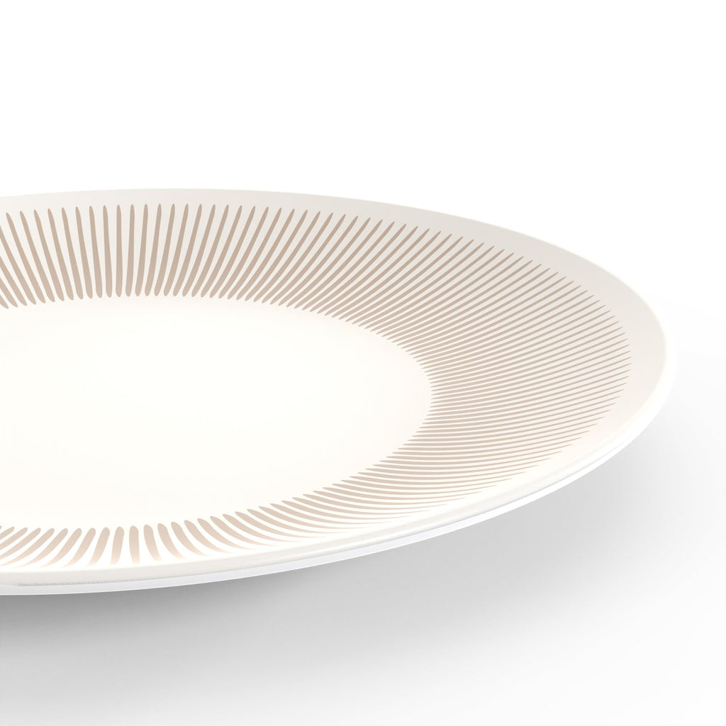 TervisHome Melamine Dinner Plates - Set of 4 | Sandstone Collection | Durable Stoneware-like Quality, Dishwasher Safe, Perfect for Indoor and Outdoor Use