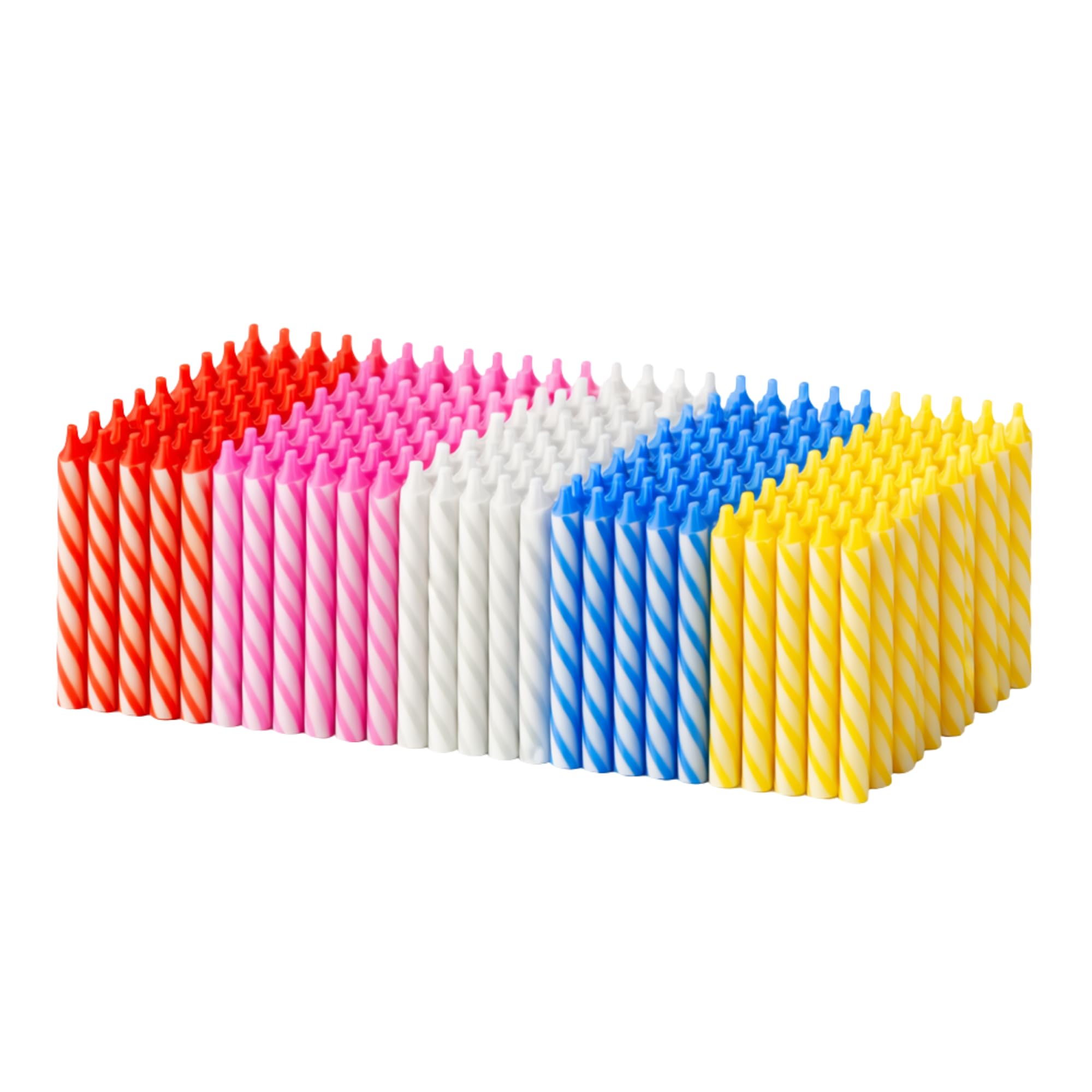 Bulk Birthday Candles for Cake – 72 Count Mixed Color Pack, Traditional Birthday Candles for All Ages & Party Themes
