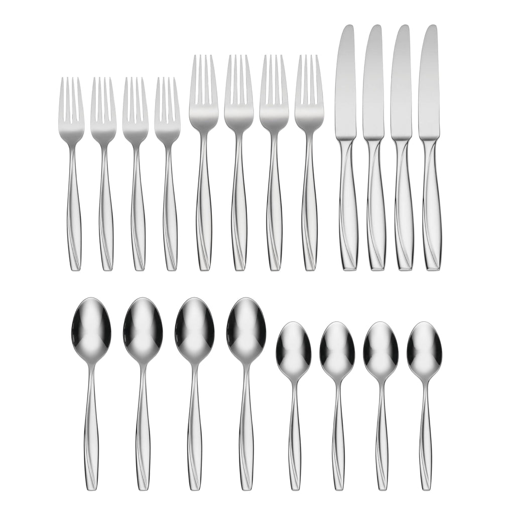 Oneida Camlynn 20-Piece 18/0 Silverware Set for 4, Flatware