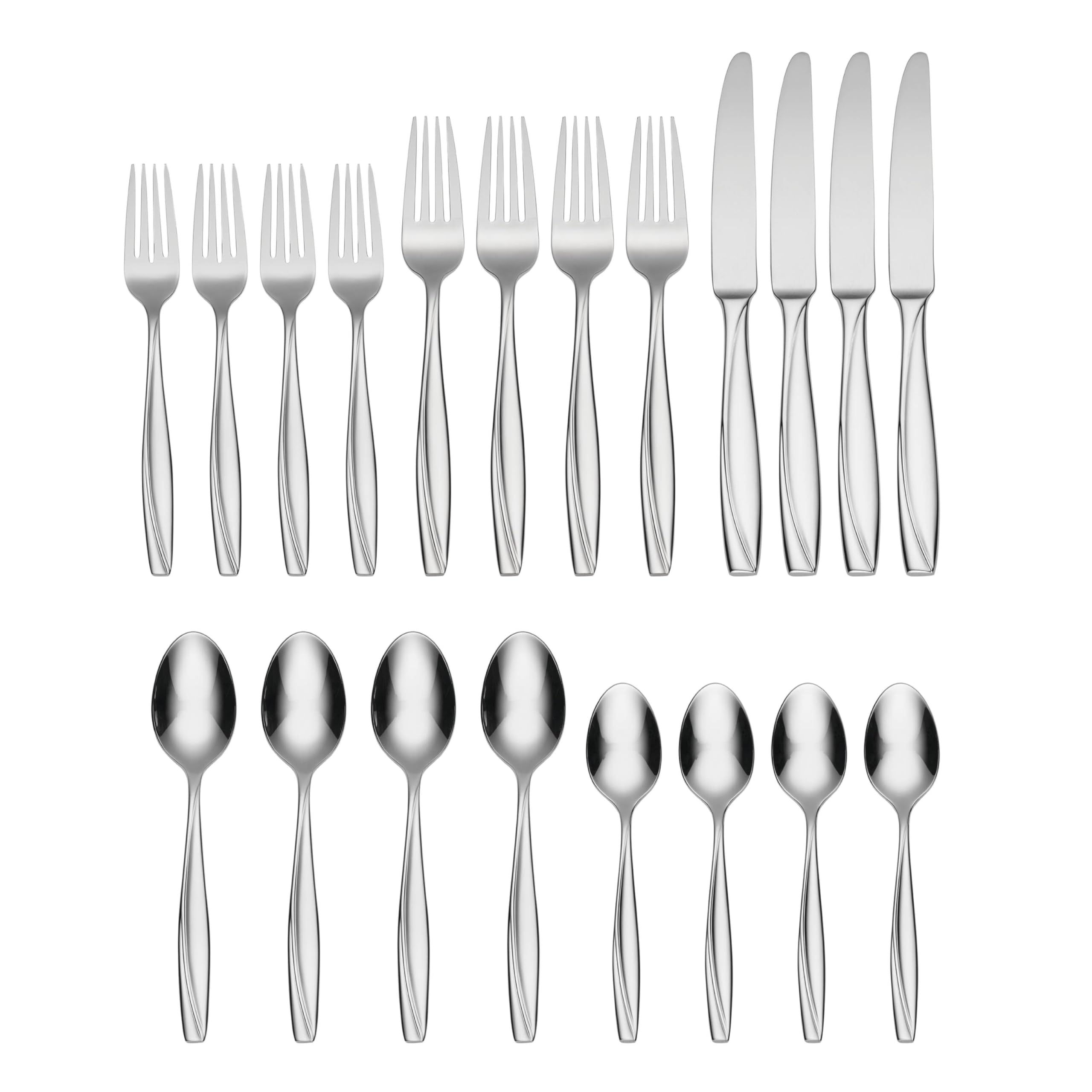 Oneida Camlynn 20-Piece 18/0 Silverware Set for 4, Flatware