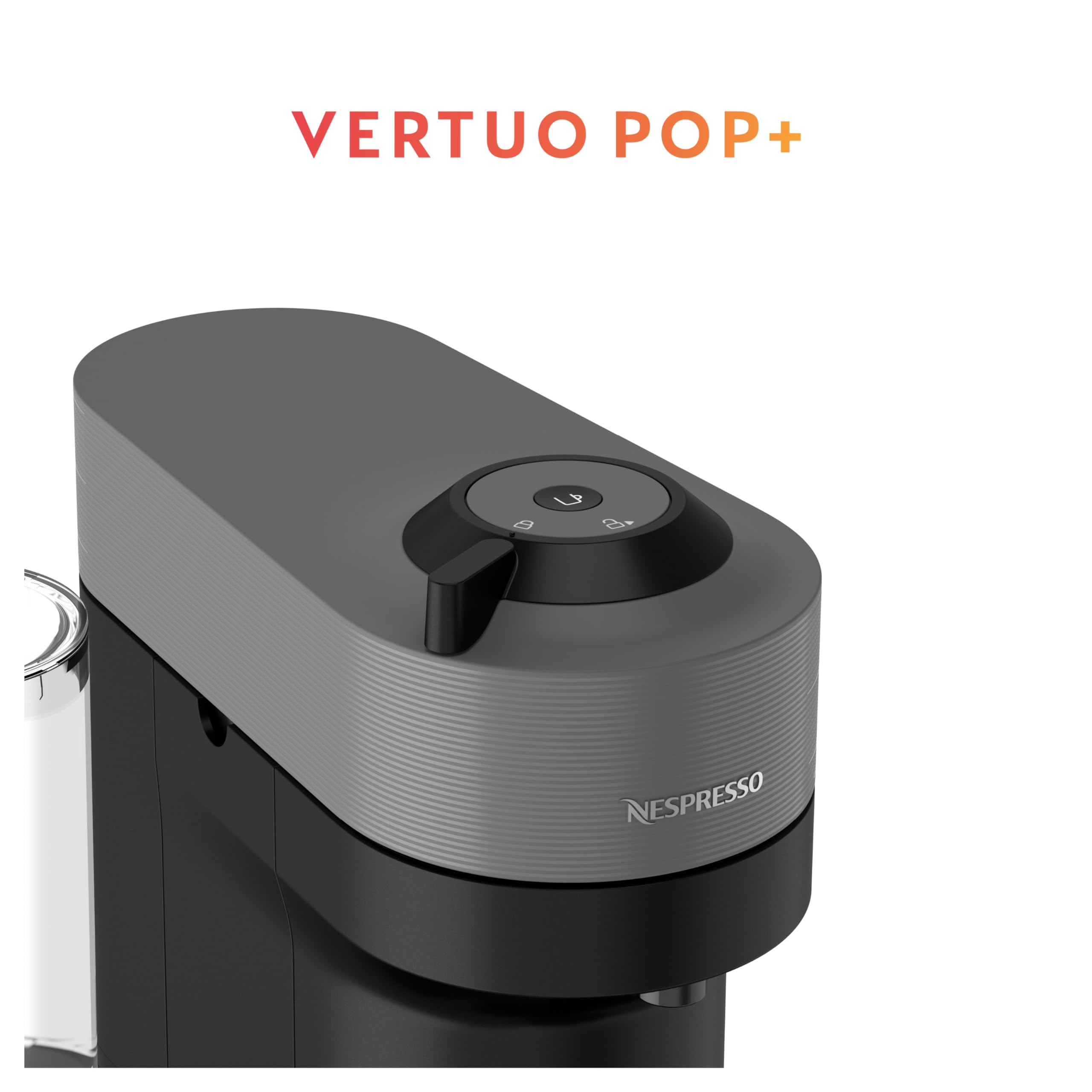 Nespresso Vertuo Pop+ Coffee and Espresso Maker by Breville, Dark Grey