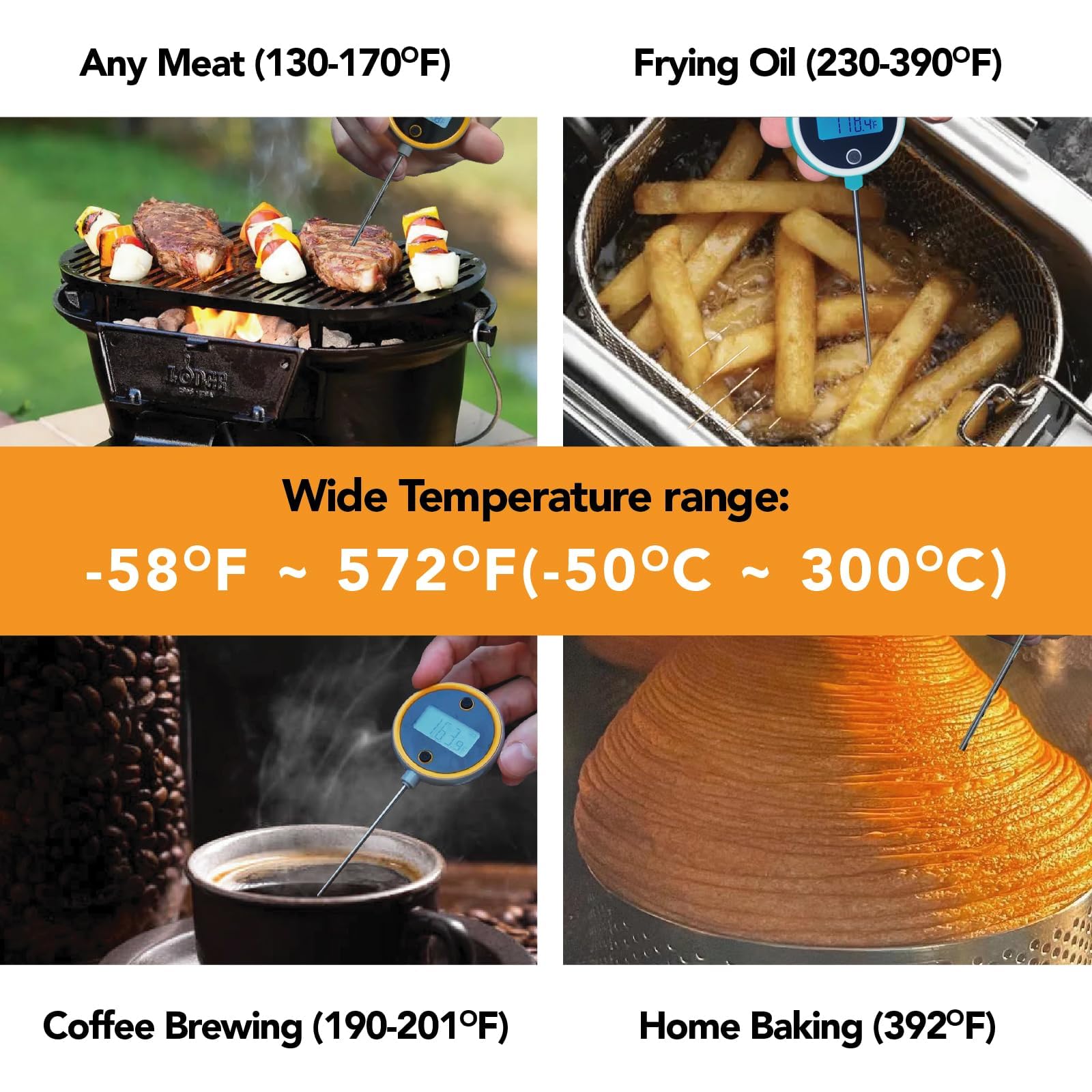 Pocket Pro 1-Second Instant Read Meat Thermometer