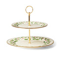 Lenox Holiday Porcelain 2-Tier Christmas Serving Tray