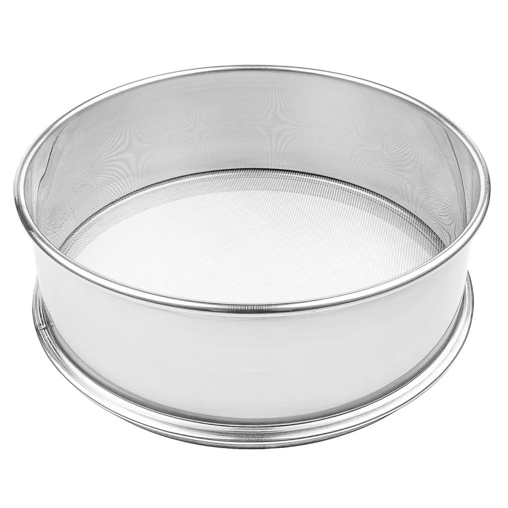 Vollum Stainless Steel Flour Sifter Fine Mesh Round Baking Sieve