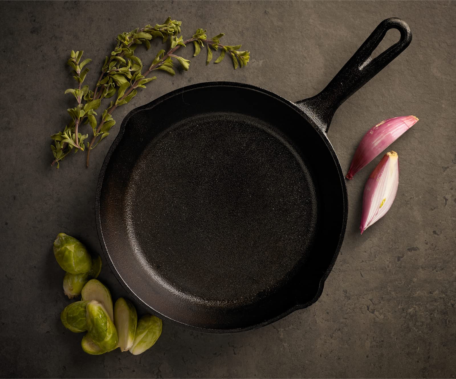 Mercer Culinary Pre-Seasoned Cast Iron Skillet, 8-Inch