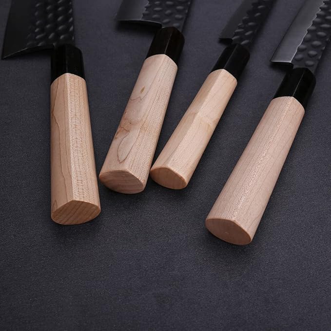 WILDMOK Left Handed Sushi Sashimi Knife 10 Inch with German Stainless Steel Yanagiba Chef Kitchen Knives for Left Handed Cutting Sushi, Fish Filleting & Slicing Vegetable