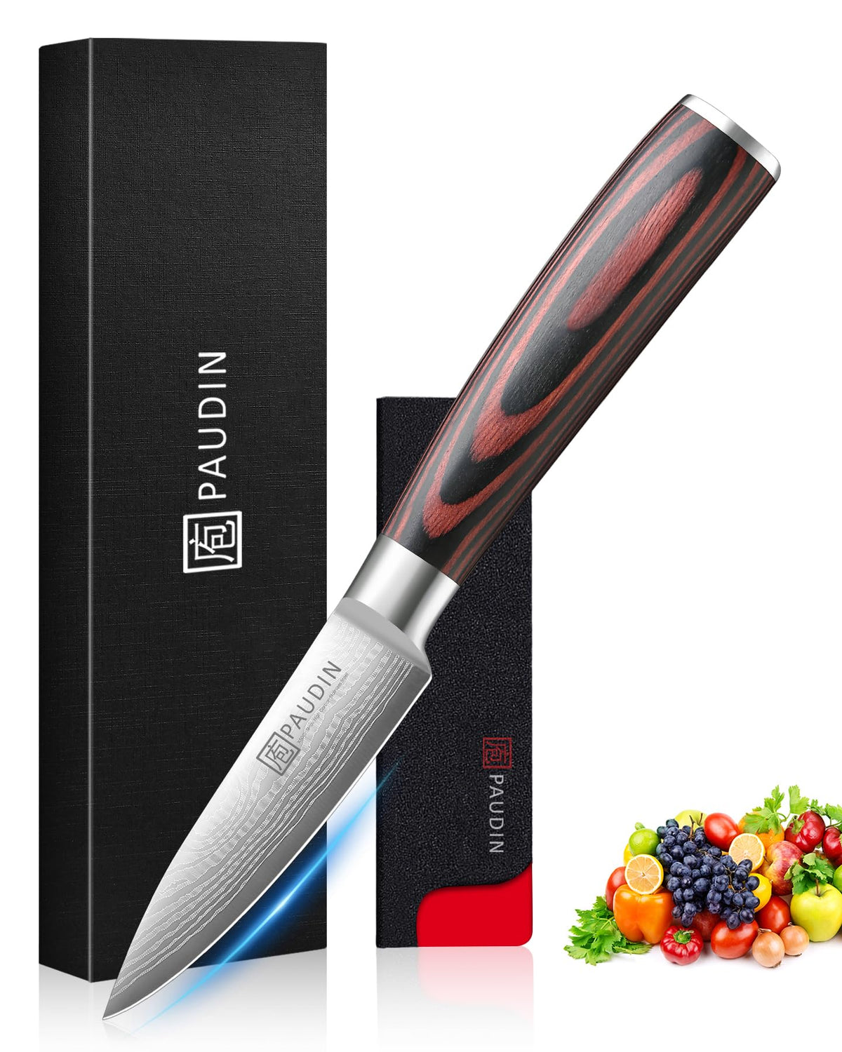 PAUDIN Chef Knife, 6 Inch Sharp Kitchen Knife, Small Kitchen Knives