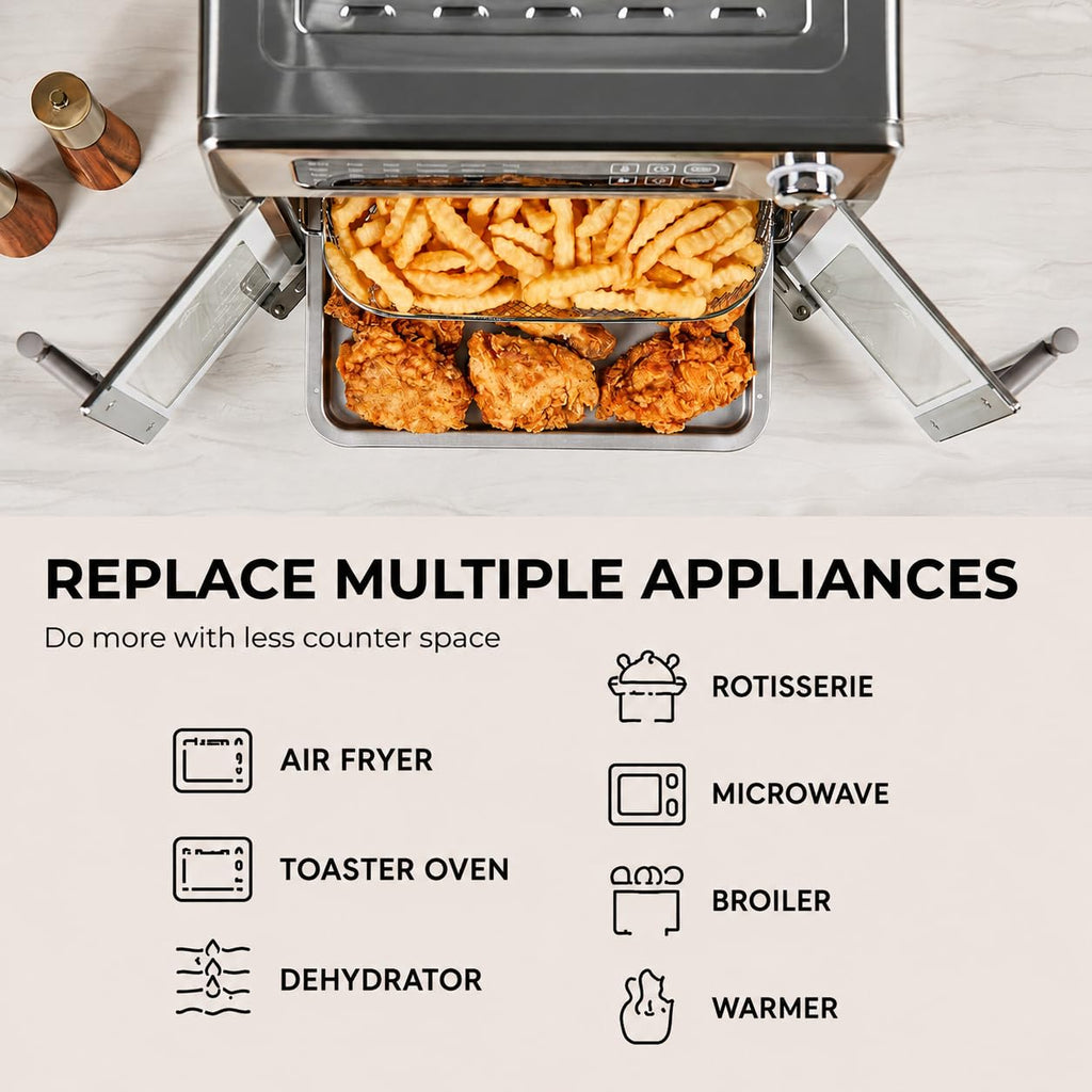 Emeril Lagasse 26QT French Door Multi-Function Air Fryer Toaster Oven