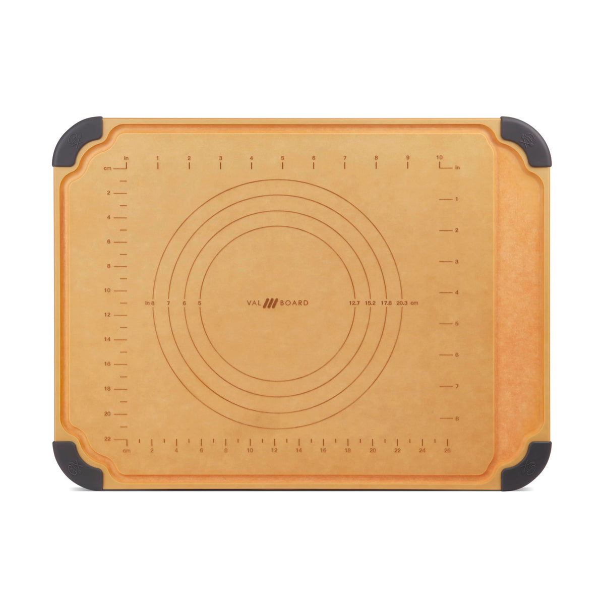VAL CUCINA Wood Cutting Boards for Kitchen, Reversible Chopping Boards with Juice Grooves Non Slip Feet, Natural Wood Fiber, Dishwasher Safe, Eco-Friendly, Juice Grooves,BPA Free
